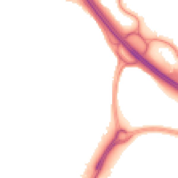 Night-time road noise heatmap for TN24 0UP