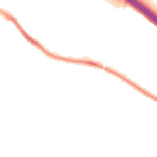 Night-time road noise heatmap for TN24 8AQ