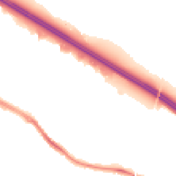 Night-time road noise heatmap for TN24 8DW