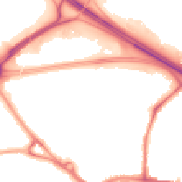 Night-time road noise heatmap for TN24 8QW