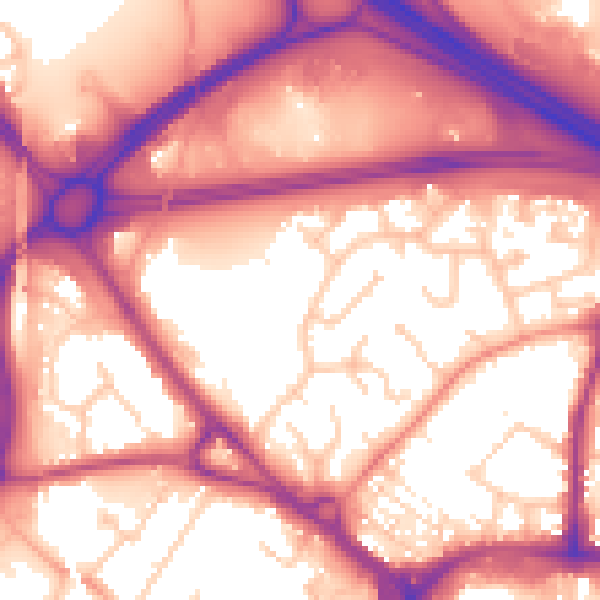 Daytime road noise heatmap for TN24 8RR