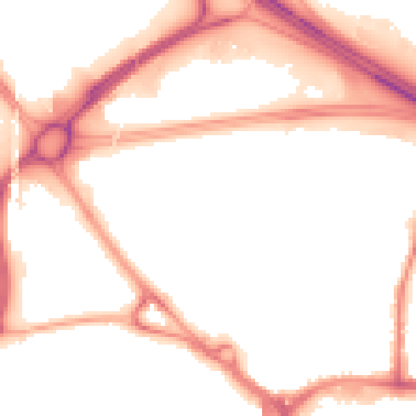 Night-time road noise heatmap for TN24 8RR