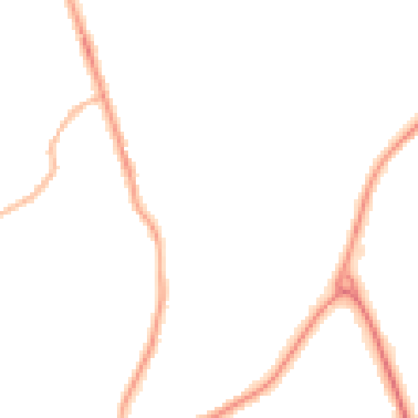Night-time road noise heatmap for TN24 9DZ
