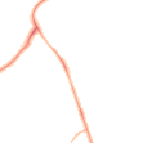 Night-time road noise heatmap for TN24 9EF