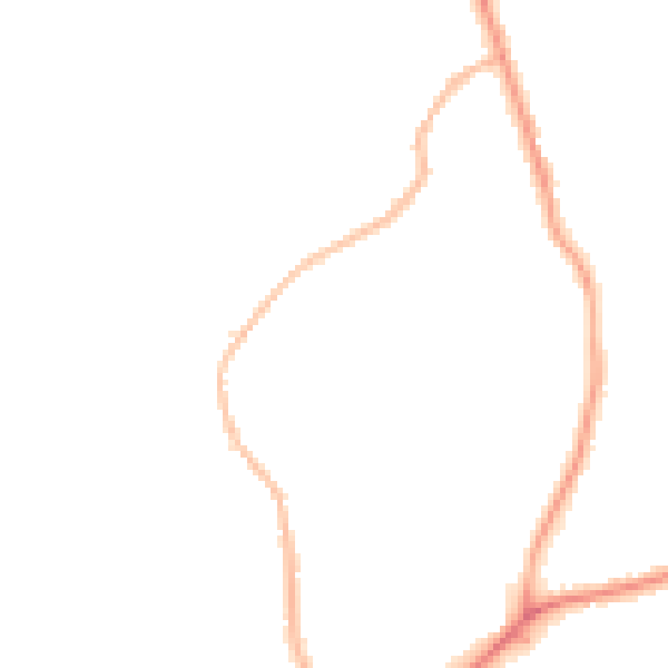 Night-time road noise heatmap for TN24 9LS