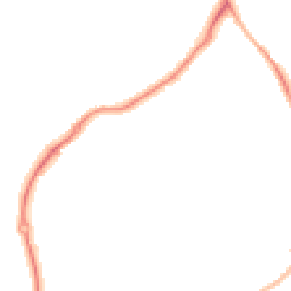 Night-time road noise heatmap for TN24 9NB