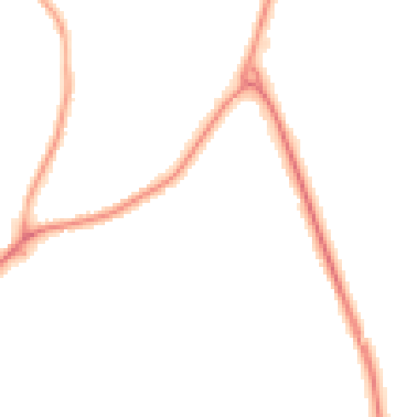 Night-time road noise heatmap for TN24 9PF