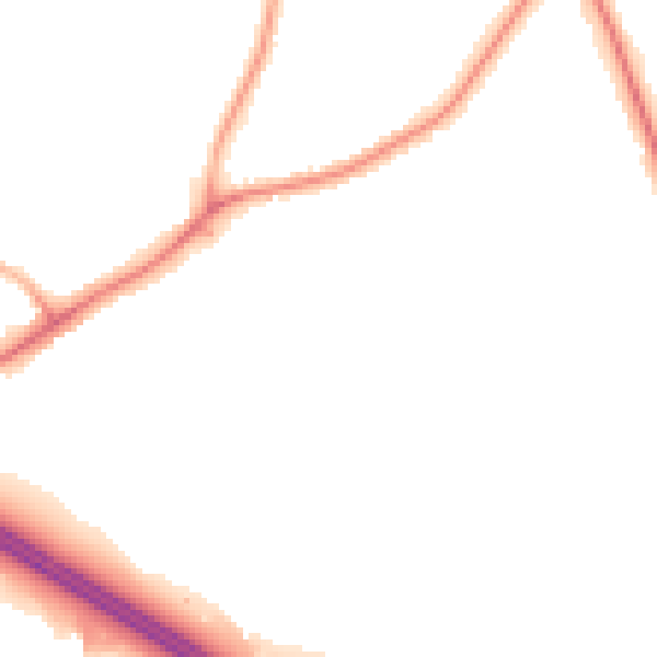 Night-time road noise heatmap for TN24 9PY