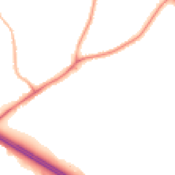 Night-time road noise heatmap for TN24 9RB