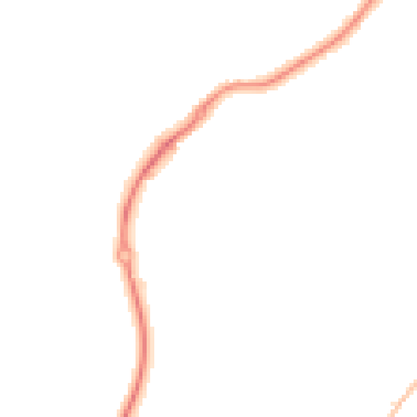 Night-time road noise heatmap for TN24 9RU