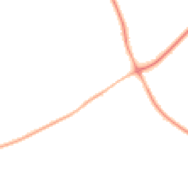 Night-time road noise heatmap for TN25 4BJ