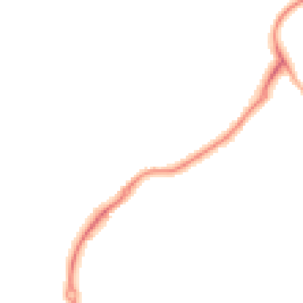 Night-time road noise heatmap for TN25 4QJ