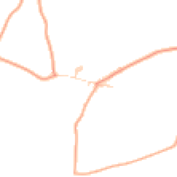 Daytime road noise heatmap for TN25 5HT