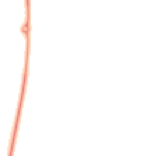 Night-time road noise heatmap for TN25 7LW