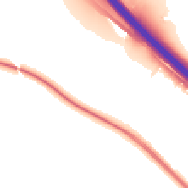 Night-time road noise heatmap for TN26 1AE