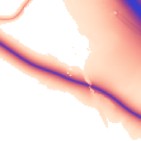 Daytime road noise heatmap for TN26 1AF