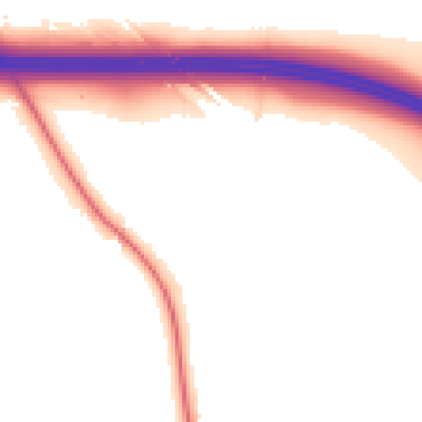 Night-time road noise heatmap for TN26 1AL