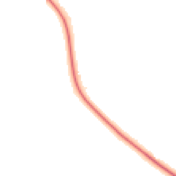 Night-time road noise heatmap for TN26 1AN