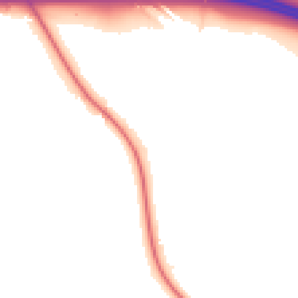Night-time road noise heatmap for TN26 1AW