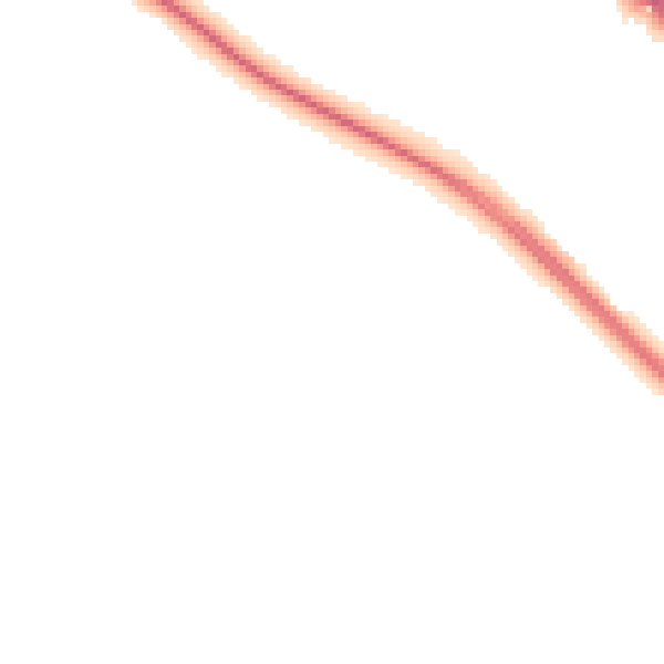 Night-time road noise heatmap for TN26 1DP