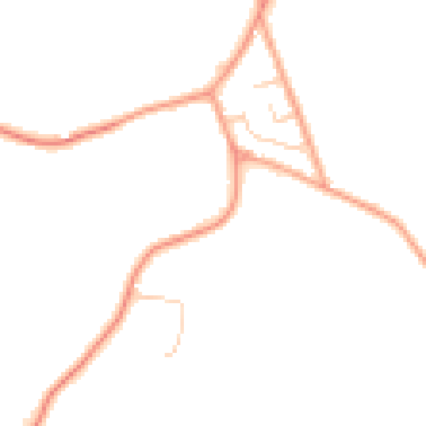 Daytime road noise heatmap for TN26 1DW