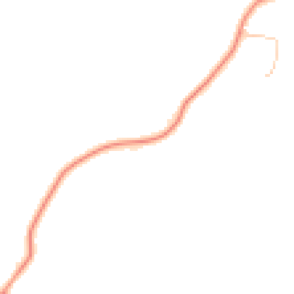 Daytime road noise heatmap for TN26 1EN