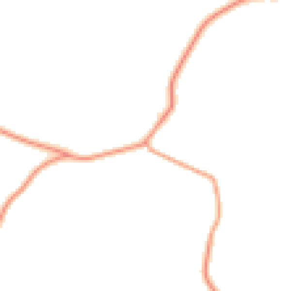 Daytime road noise heatmap for TN26 1EW