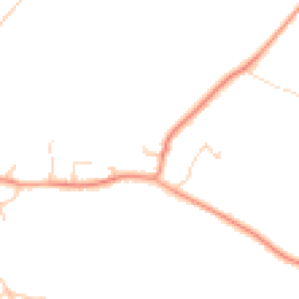 Daytime road noise heatmap for TN26 1HP