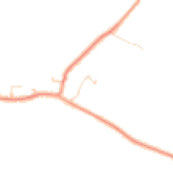 Daytime road noise heatmap for TN26 1HS