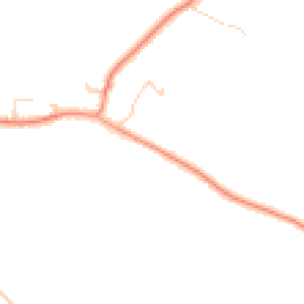 Daytime road noise heatmap for TN26 1HT