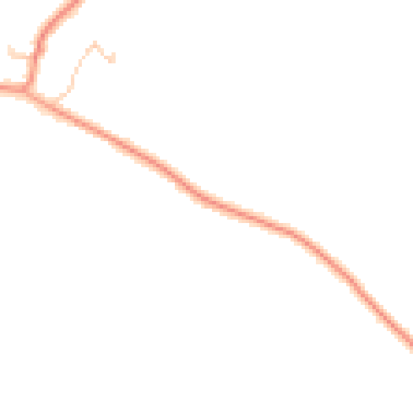 Daytime road noise heatmap for TN26 1HU