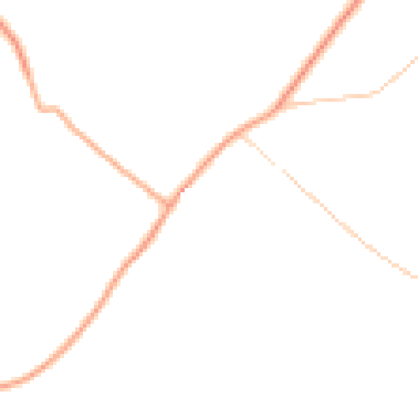 Daytime road noise heatmap for TN26 1JY