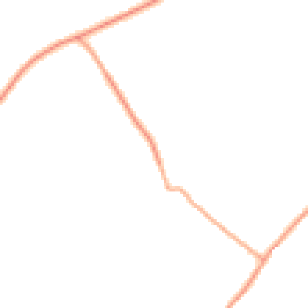 Daytime road noise heatmap for TN26 1JZ
