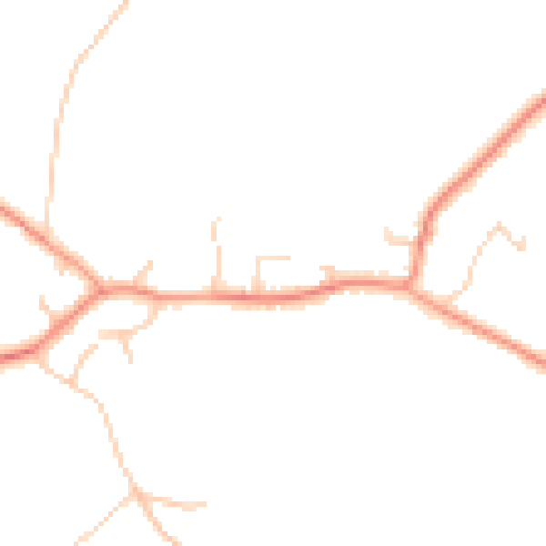 Daytime road noise heatmap for TN26 1LD