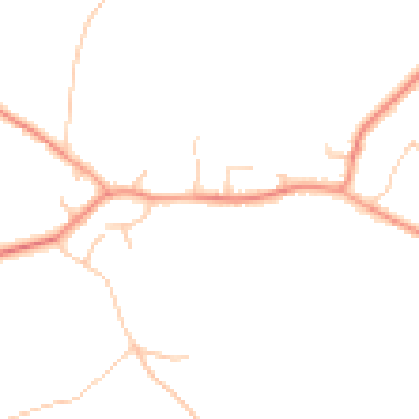 Daytime road noise heatmap for TN26 1LG