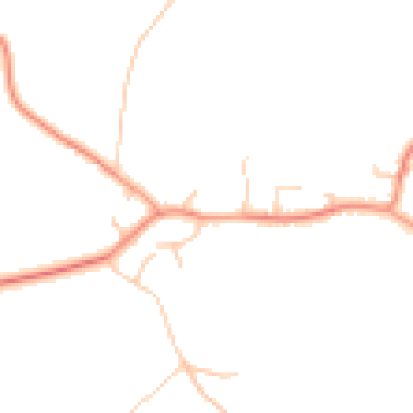 Daytime road noise heatmap for TN26 1LQ