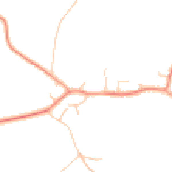 Daytime road noise heatmap for TN26 1NB