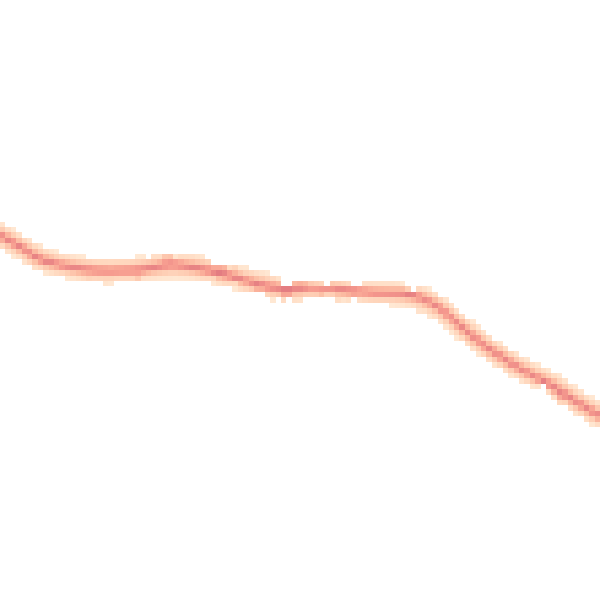 Daytime road noise heatmap for TN26 2AQ