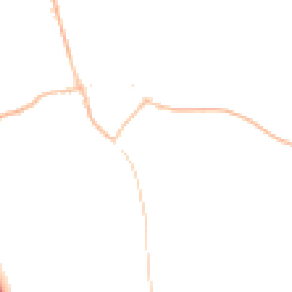 Night-time road noise heatmap for TN26 2HX