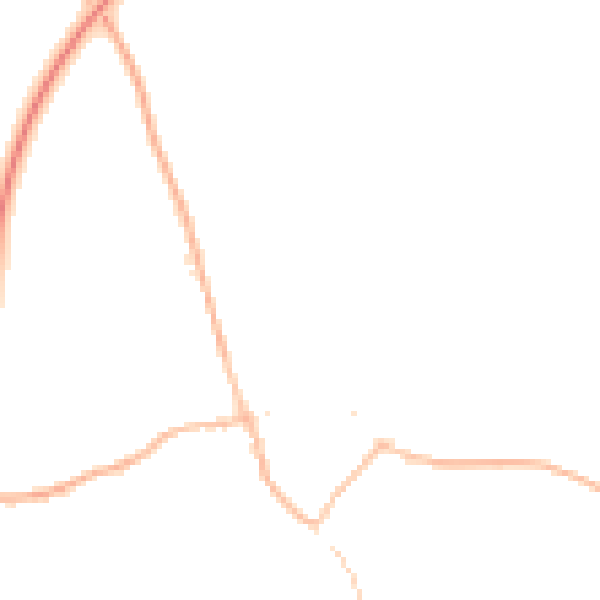 Night-time road noise heatmap for TN26 2JG