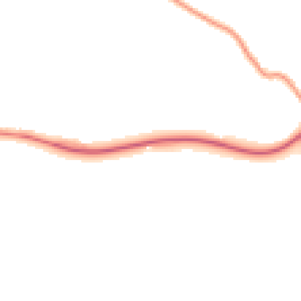 Daytime road noise heatmap for TN26 2LU