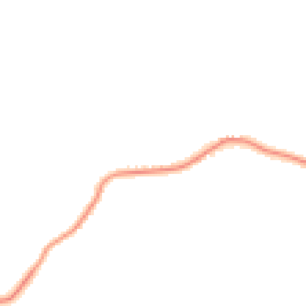 Night-time road noise heatmap for TN26 3AN