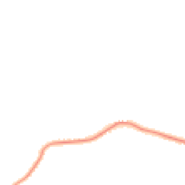 Night-time road noise heatmap for TN26 3AQ