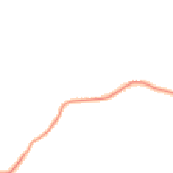 Night-time road noise heatmap for TN26 3AW