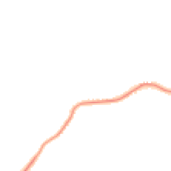 Night-time road noise heatmap for TN26 3AY