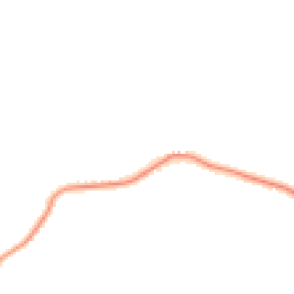 Night-time road noise heatmap for TN26 3BN