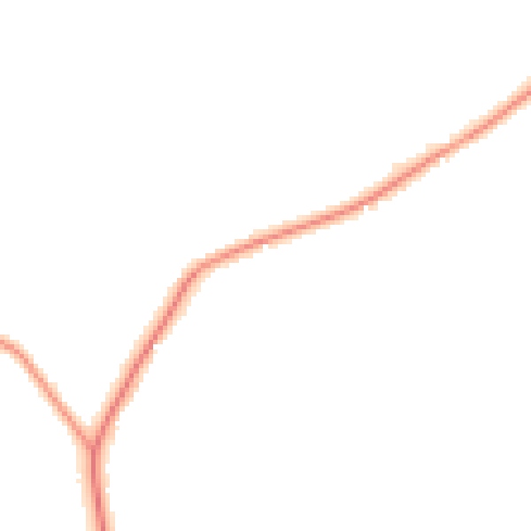 Night-time road noise heatmap for TN26 3BS
