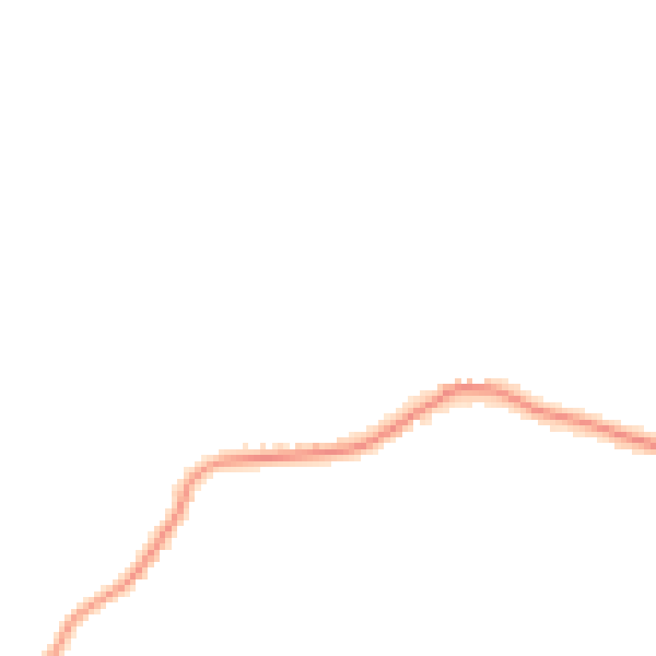 Night-time road noise heatmap for TN26 3BW