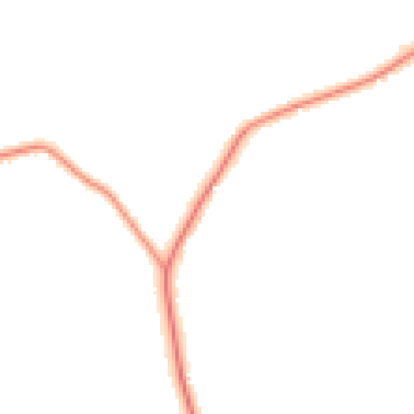 Night-time road noise heatmap for TN26 3BY