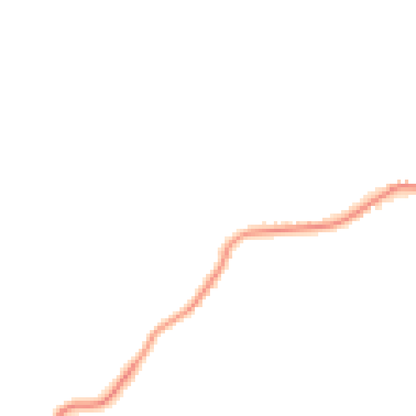 Night-time road noise heatmap for TN26 3LA